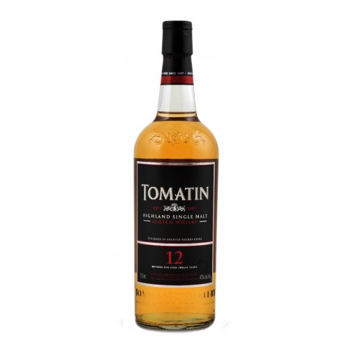 Tomatin 12 Year Highland Single Malt 43% ABV 750ml