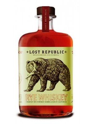 Lost Republic Rye Whiskey 45% ABV 750ml