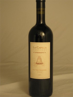 La Capilla  Old Vine Zinfandel Lodi 2006 14.4% ABV 750ml