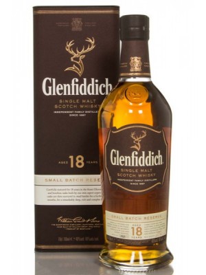 Glenfiddich18yr Single Malt 43% ABV 750ml
