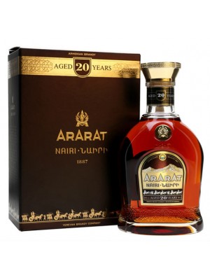 Ararat 20yr Brandy Armenia 40% ABV 750ml