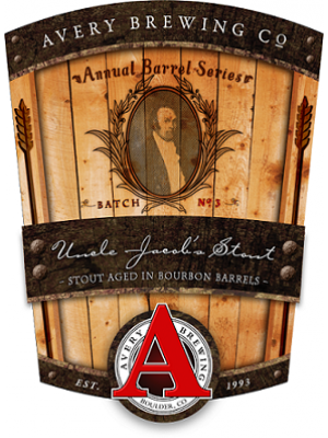 Avery Brewing Co. Uncle Jacob's Stout Bourbon Barrel Aged 12oz 17.1%ABV