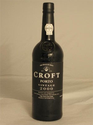 Croft 2000 Vintage Porto 20.5% ABV 750ml