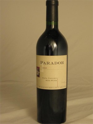 Parador Cellars Napa Valley Red Table Wine 2000 14.3% ABV 750ml